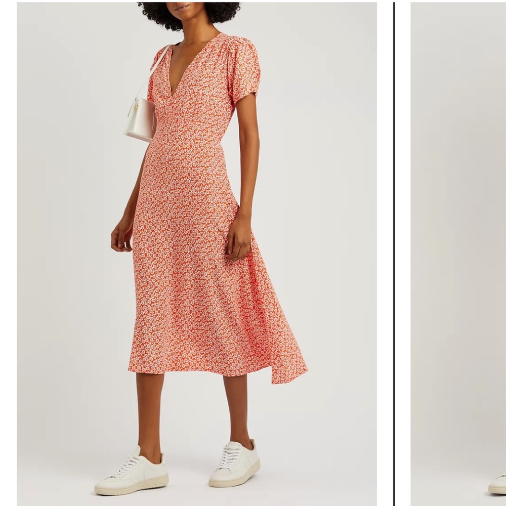 FAITHFULL the Brand Raphaela‎ Floral-Print Midi Dress 10